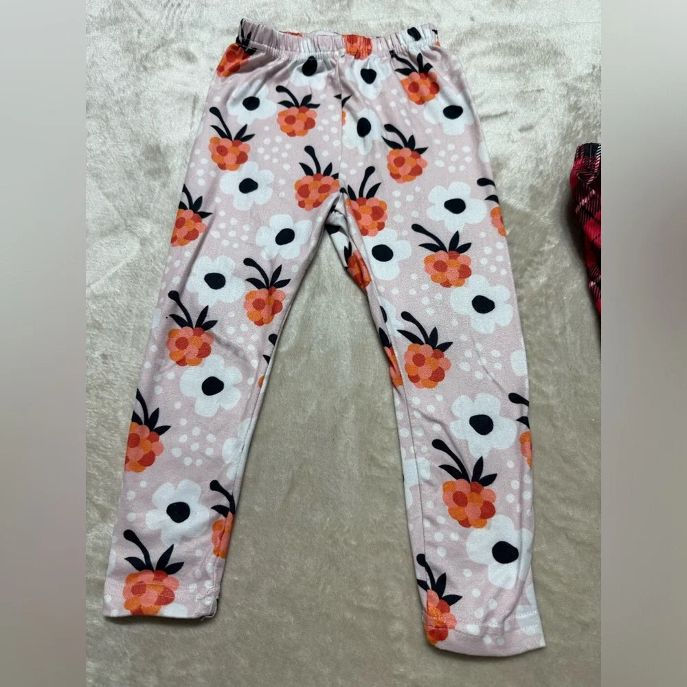 Toddler Baby Girl Festive Leggings Bundle Lot | 2T